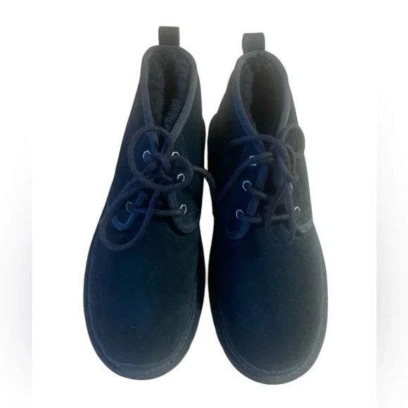 UGG Neumel Suede Lace Up Chukka Shearling lined Ankle Boots size 9 - Picture 11 of 13